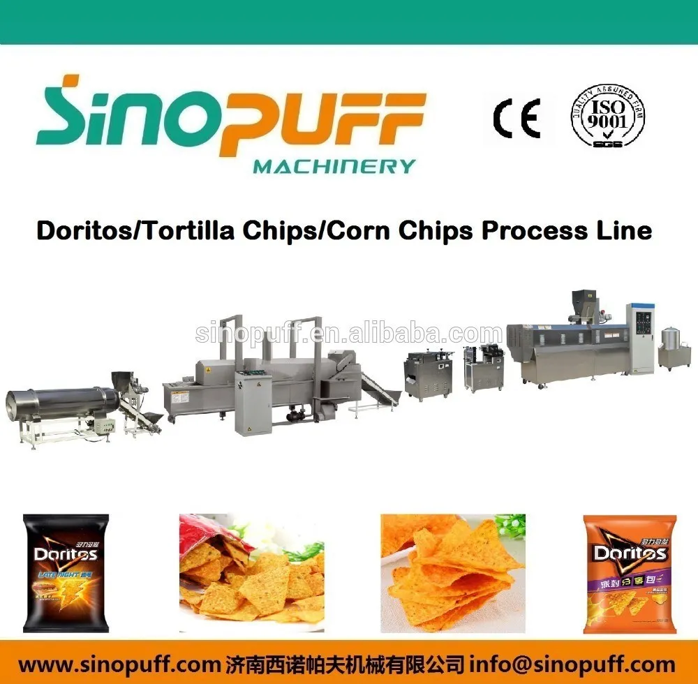 Auto Tortilla Maker Machine/ Corn Chips Production Line