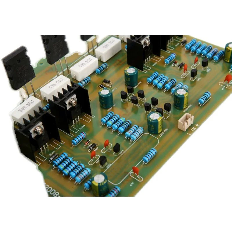 Taidacent 2SA1943 2SC5200 8 Tube High-Power Board AC28-32V Input AC Power Amplifier Audio Tube Amplifier