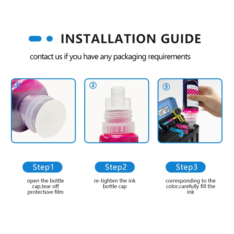 GT51 GT 51 52 53 GT52 GT53 Water Based Refill  ink for hp DeskJet  printer 5810 5820 5822 Printer