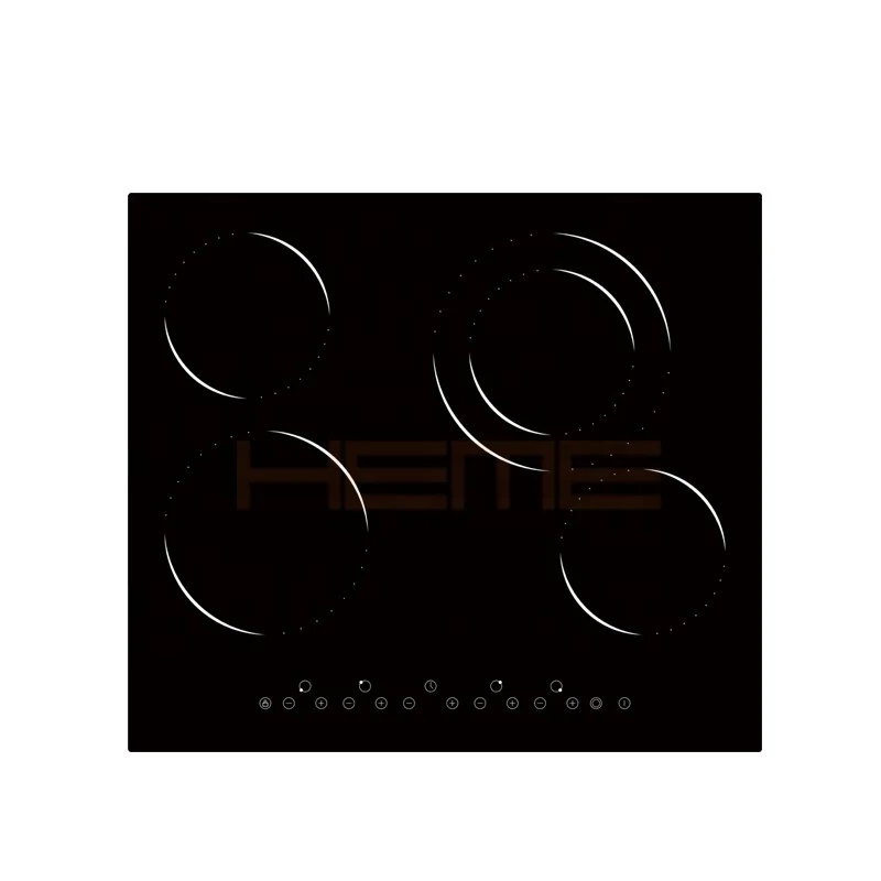 Chinese Built-in Hob Manufacturer Home Appliances Embedded Ceramic Glass Electric Fogao Cooktop de 4 bocas