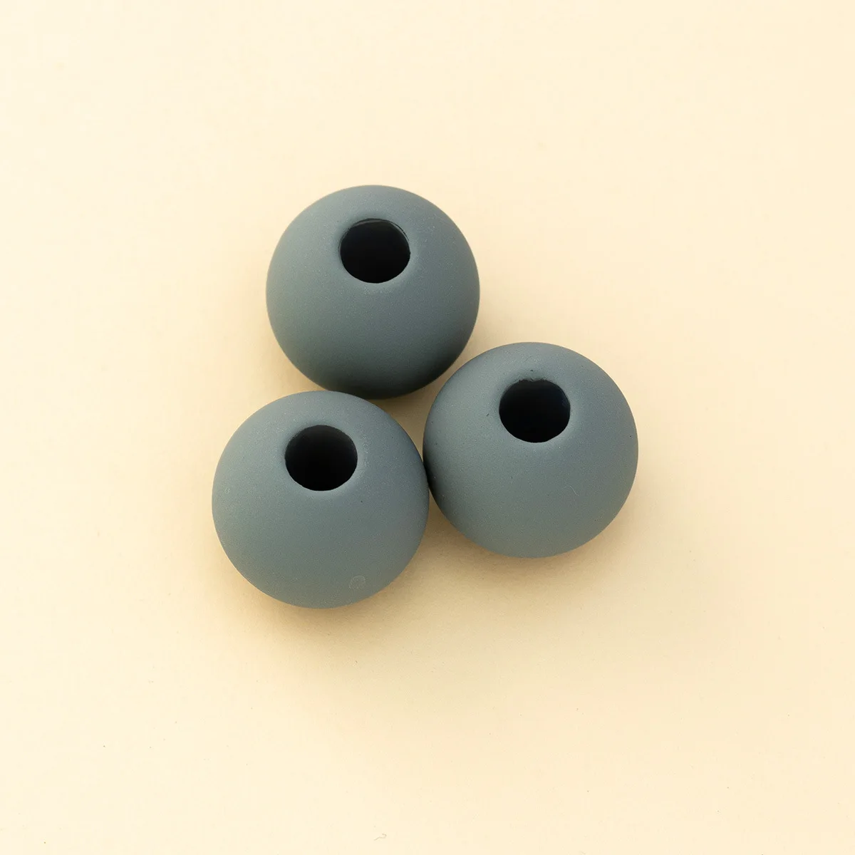 Factory Wholesale 20mm Direct Handmade Extra Large Hole Loose Matte Plastic Beads ABS For Jewelry Necklace Bracelet Accessories