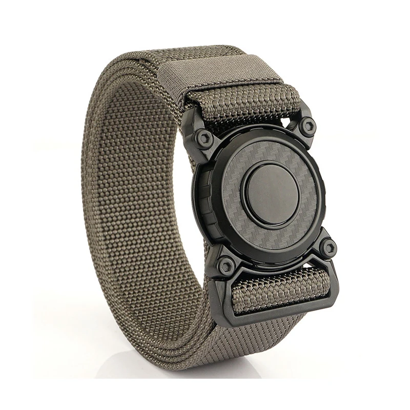 Alfa 3.8cm Quick Release Belt For Men Braided Belts For Men Heavy-duty Belts