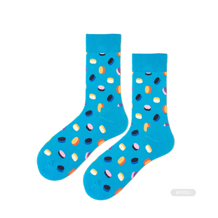 DS- E797 designer socks for womens socks custom cotton crew socks