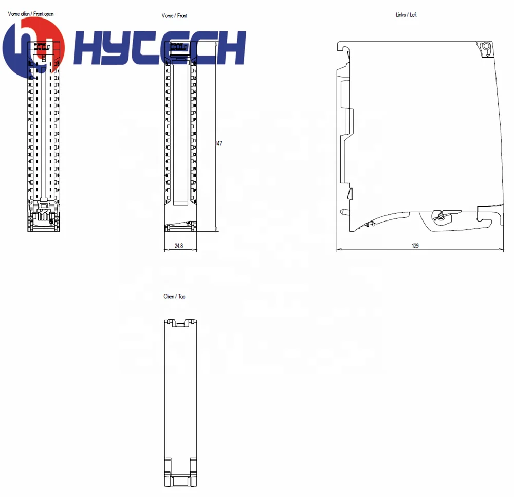 SIEMENS S7 1500 PLC 6ES7 522-1BL10-0AA0 SIMATIC S7-1500 digital output module 6ES7522-1BL10-0AA0