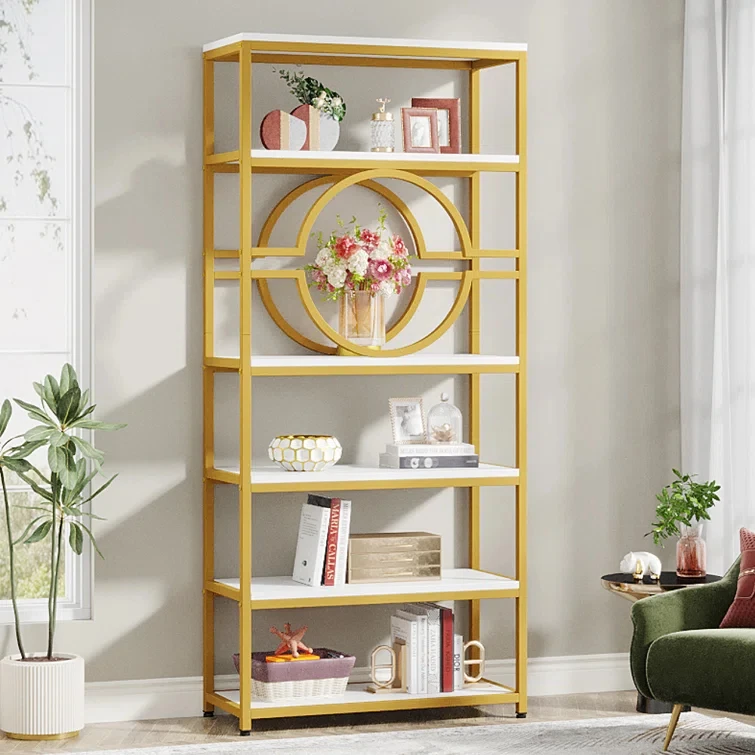 Best New Products Of 2024 Set Sofa Living Room Furniture Bookcase With Glass Door Modern Style Book Shelf