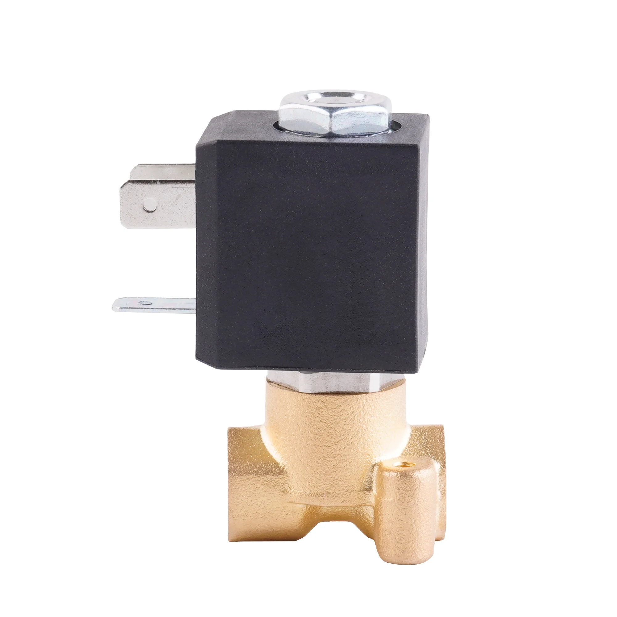yongchuang 2 way ruby seal small compact coffee machine brass steam solenoid valve ac220v