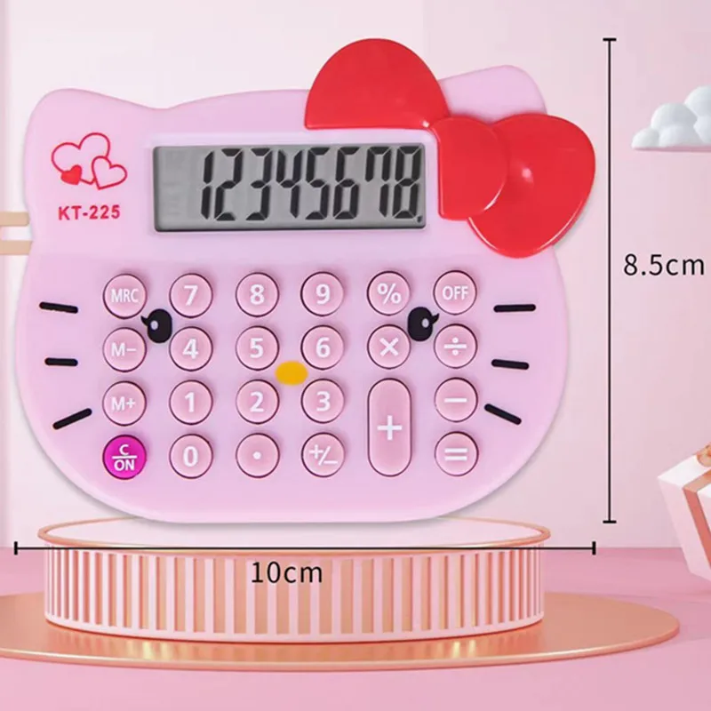 Hot Sale Anime Student Handheld Calculator kawaii anime HelloKittyKuromi desk calculator office school stationery student gifts