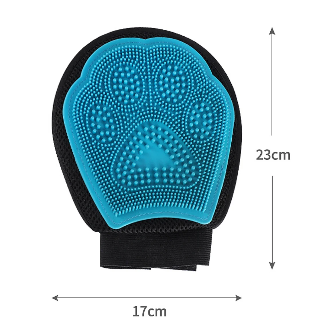 Amazon Small Puppy Fur Shedding Mittens Pet Washing Brush Silicone Dog Grooming Gloves