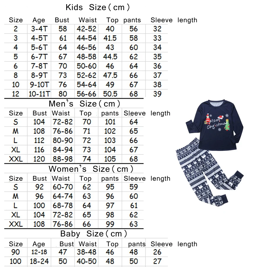 Одинаковые Семейные пижамы, Рождественская красная одежда для сна, праздничные пижамы