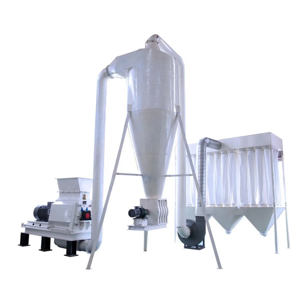 2022 High Efficiency Low Maintenance Cost With CE Certification 90/110 KW Wood Grinding Hammer Mill