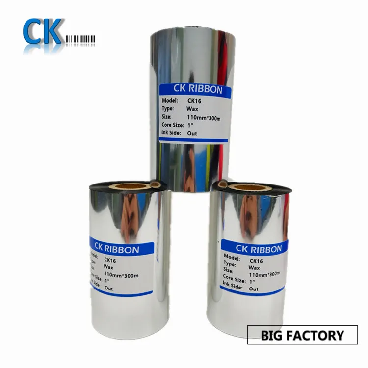 Coditeck CK16 thermal transfer ribbon wax 110x300