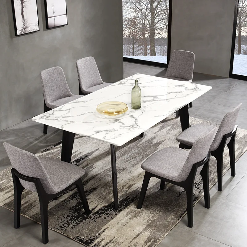 Деревянный кожаный обеденный стул для ресторана, столовой, гостиницы