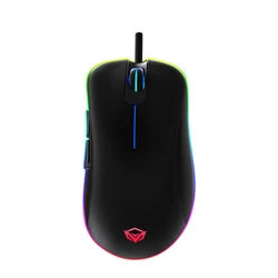MeeTion GM19 Gamer Wired Illuminate Glowing Light Rbg Pro Oyuncu Led Drivers Usb 7D Gaming Mouse