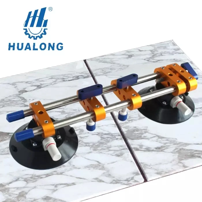 granite tools supplies 6 inch Manual  Rubber Vacuum Leveling Setter Stone slab Seam Setter with Suction Rubber Cups