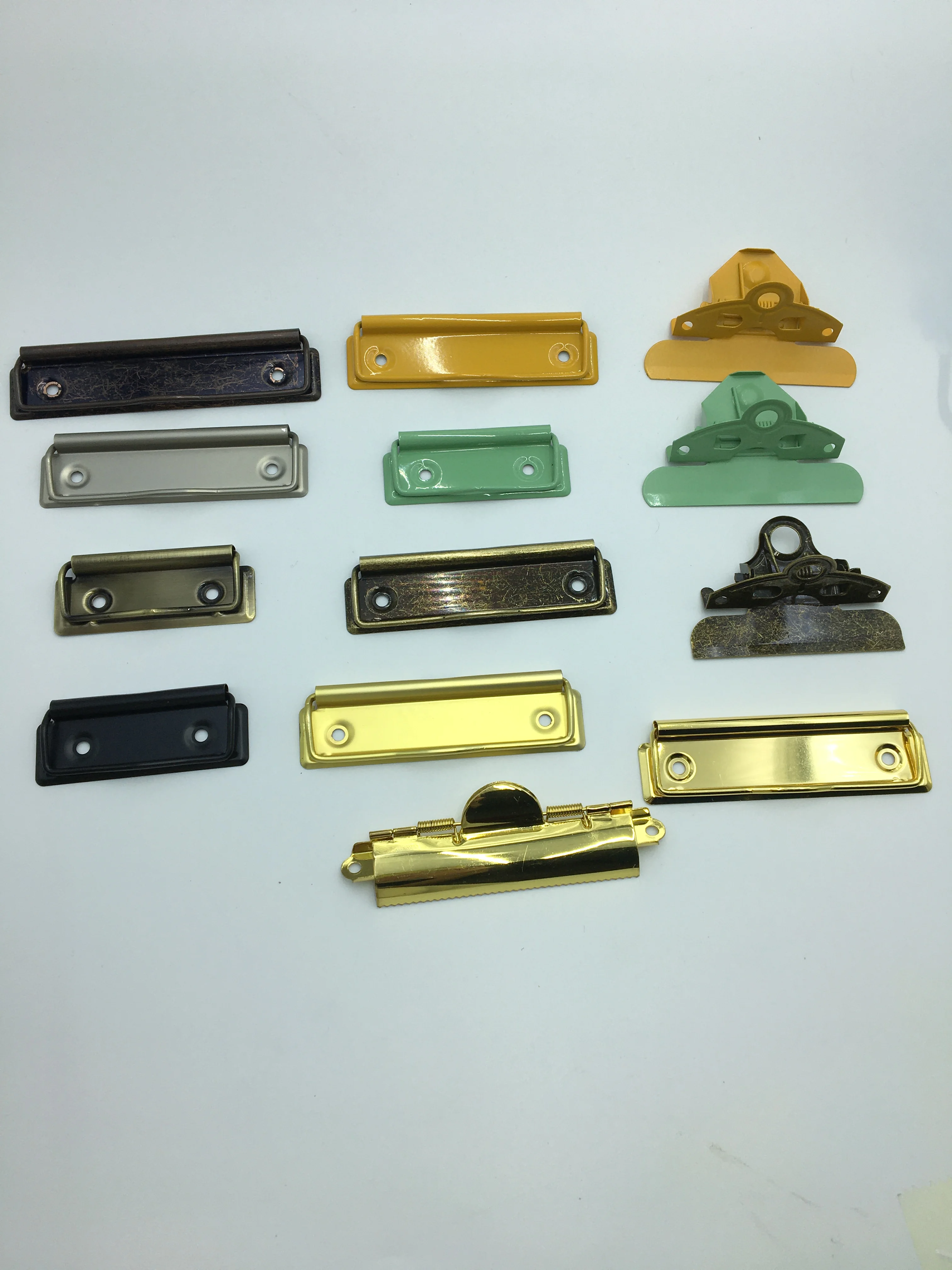 78mm rusty looking board clip metal butterfly clipboard clip