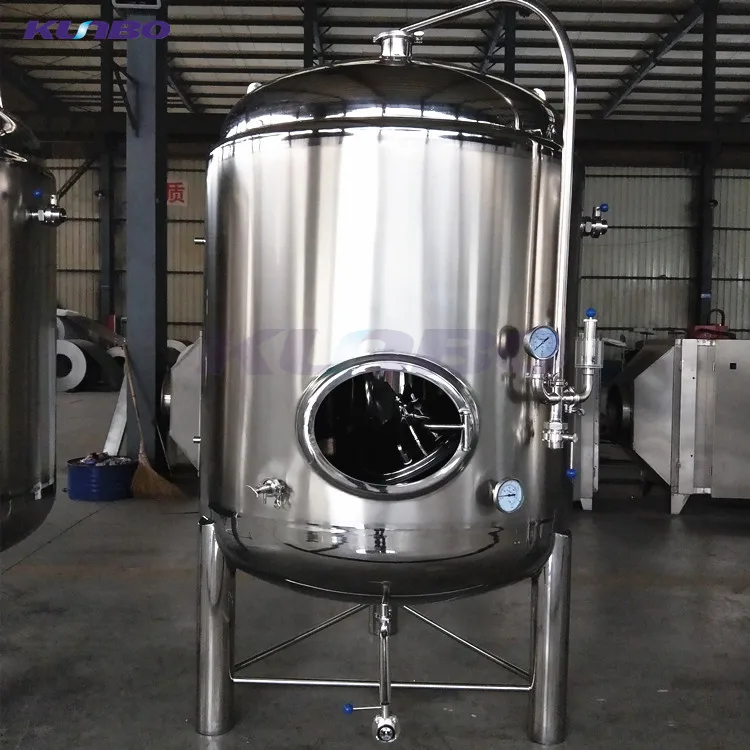 KUNBO 304 316 Beer Wine brewery 1000 liter BBT 10BBL 10HL Brite Tank