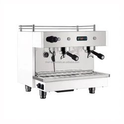 Factory Price 9L Boiler Commercial Espresso Machine, 2 Groups Semi-Automatic Coffee Machine