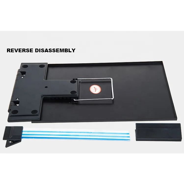 Desktop Document Book Holder stand 7 Angle Adjustable bookstand Portable Reading Book stand with Bar Ruler and Clip