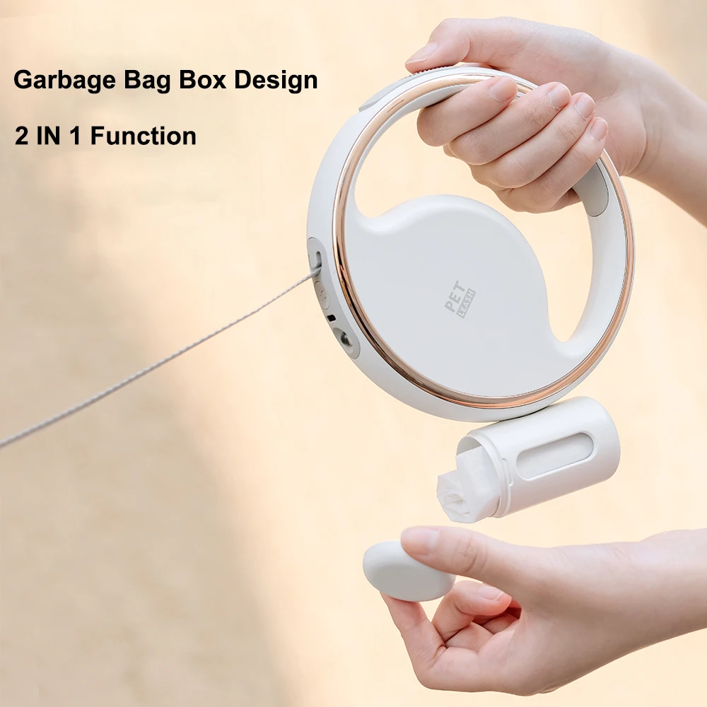 Long Luxury Dog Leash With Light Smart All In One Dog Leash For Small And Large Dog