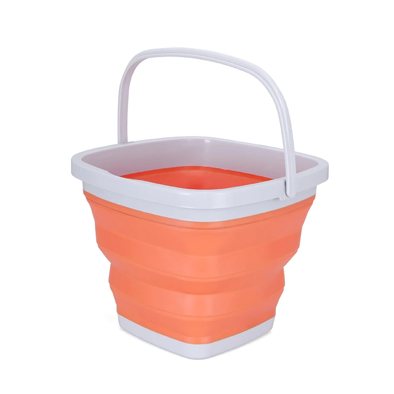 
10L Practical Outdoor Fishing Tools Folding Barrels Fishing Bucket Can Hold Water and Fish 