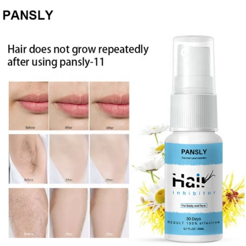Hot selling PANSLY Leg Facial body hair growth inhibitor spray
