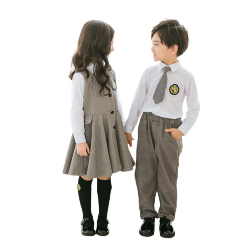 Latest Fashion Winter England America Custom School Uniform Set