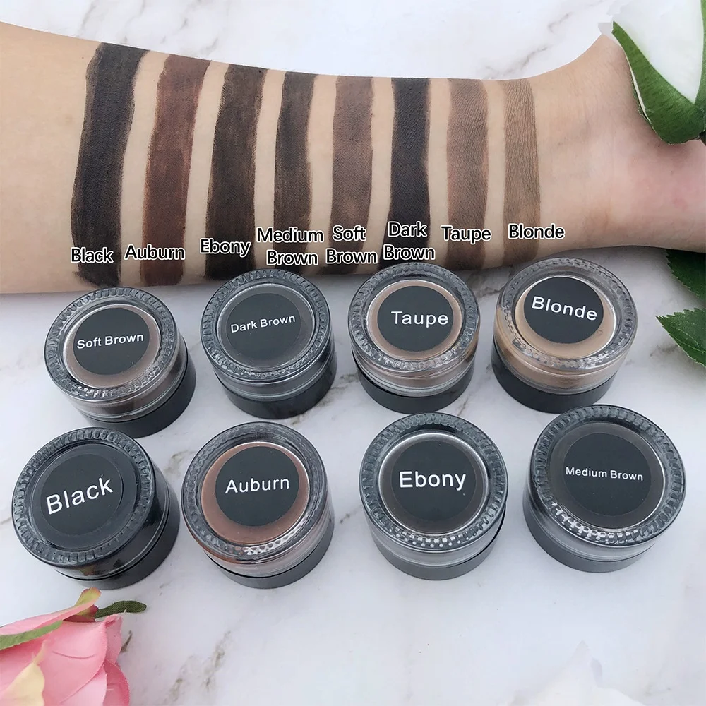 Maquillaje Create Your Own Brand Waterproof Brow Pomade Private Label Eyebrow Gel