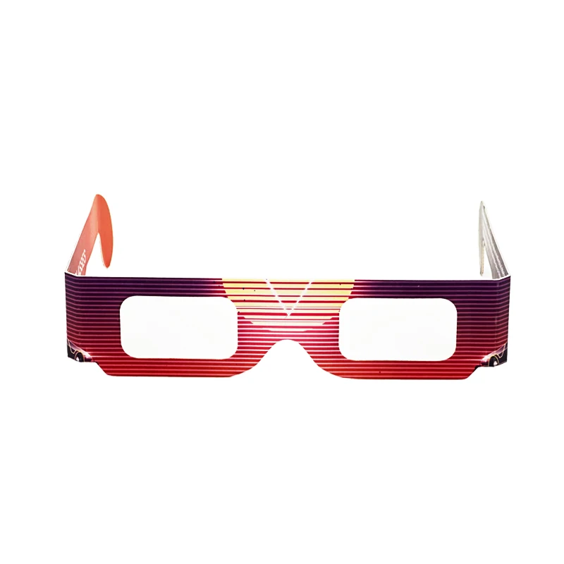Cheap Price Promotional Gift Diffraction Paper 3D Fireworks Glasses for festival party