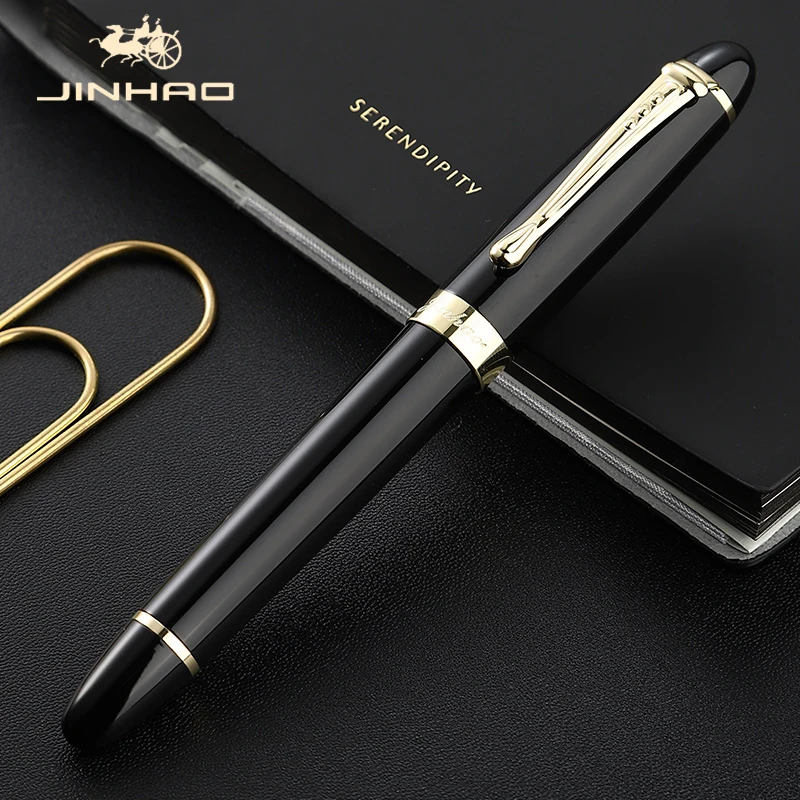 JINHAO X450 Luxury 0.5 or 1.0MM Nib Metal Writing Calligraphy Fountain Pen