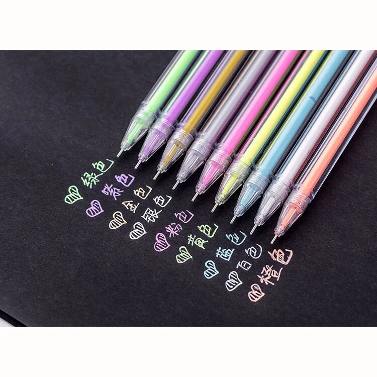 Китайский производитель Волшебные 9 видов цветов ручной работы фото хайлайтер альбом флуоресцентный маркер ручка для студентов