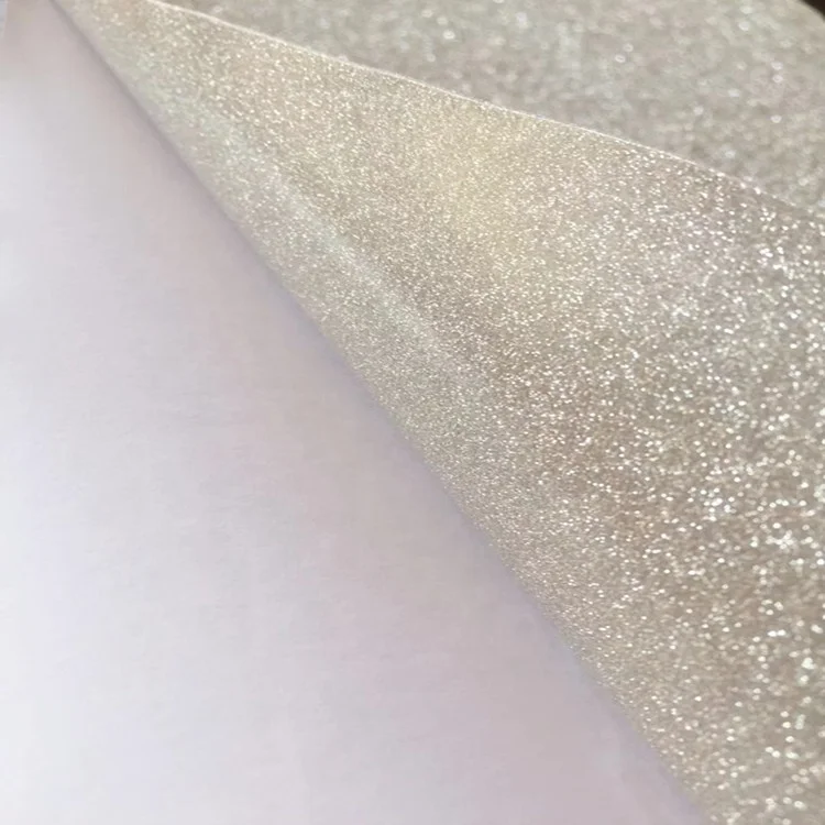 Sample Free Silver Glitter Adhesive Wallpaper Sticker