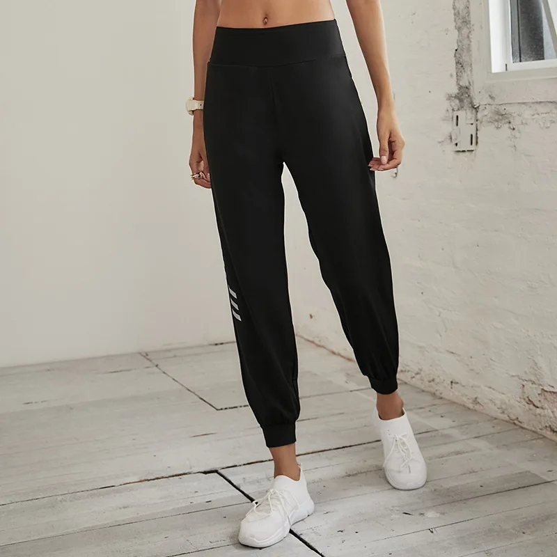 
custom fitness clothing loose yoga dancing harem women night running pants 