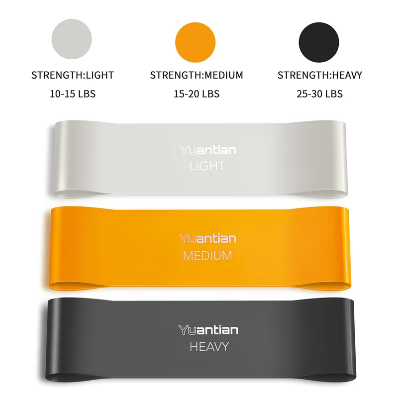 Resistance Bands Custom Logo Yoga Gym Exercise Booty Hip Customized Packing Color Force Feature Material Origin