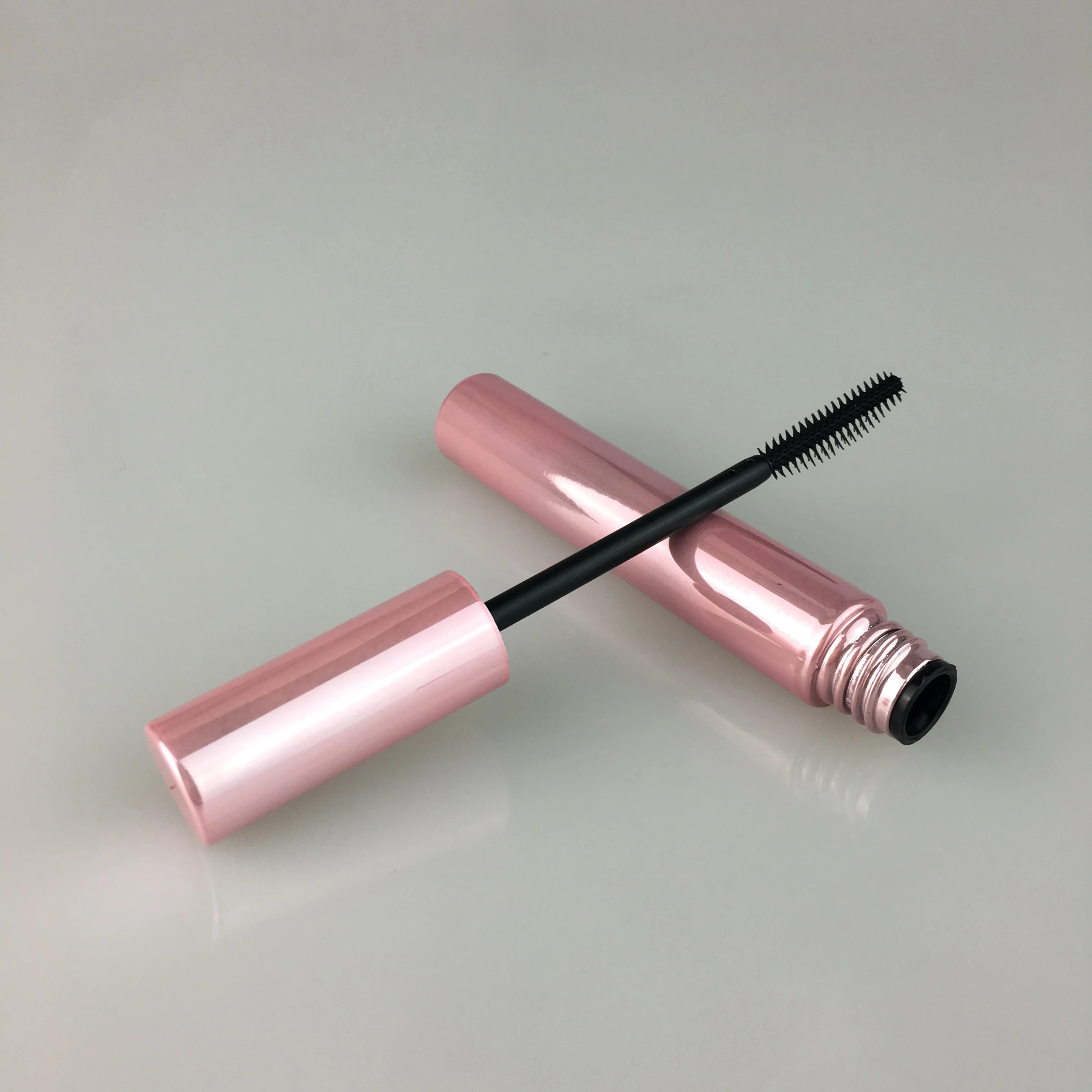 Тонкая Длинная розовая тушь для ресниц с кисточкой-аппликатором, оптовая продажа, индивидуальная упаковка туши для макияжа