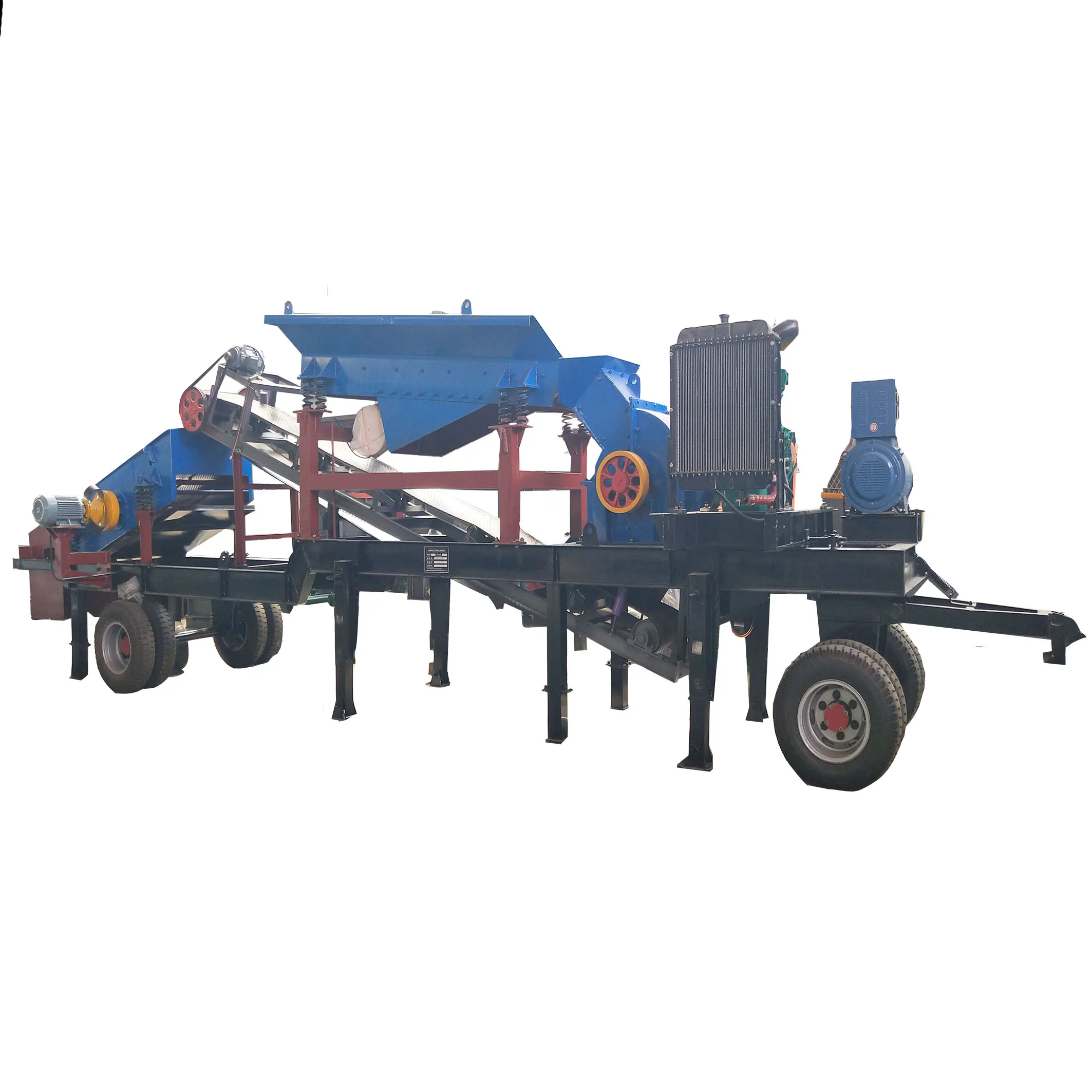 Plant 600 cone mini mobile 100 tph jaw portable small rock crushing stone crusher plant machine price