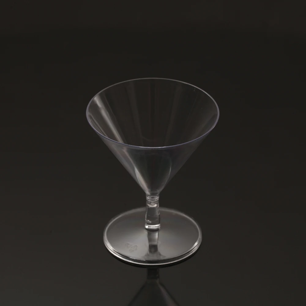 Conical Contour Disposable Plastic Dessert Cups Factory Direct Wholesale Custom High-Quality Eco-Friendly Plastic Dessert Cups