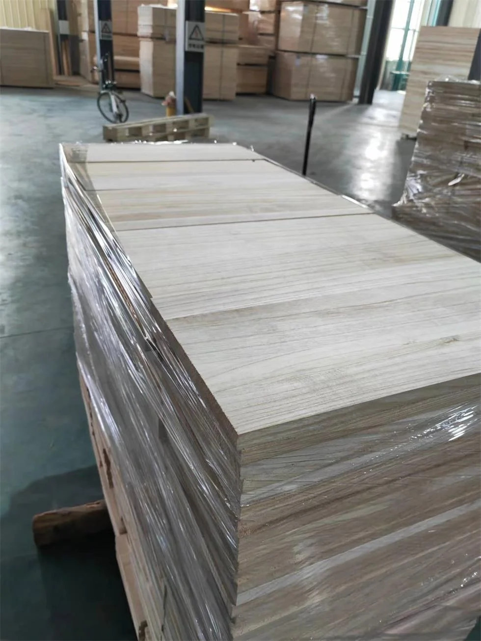 Wood coffin panel materials custom paulownia wood board paulownia wood price m3