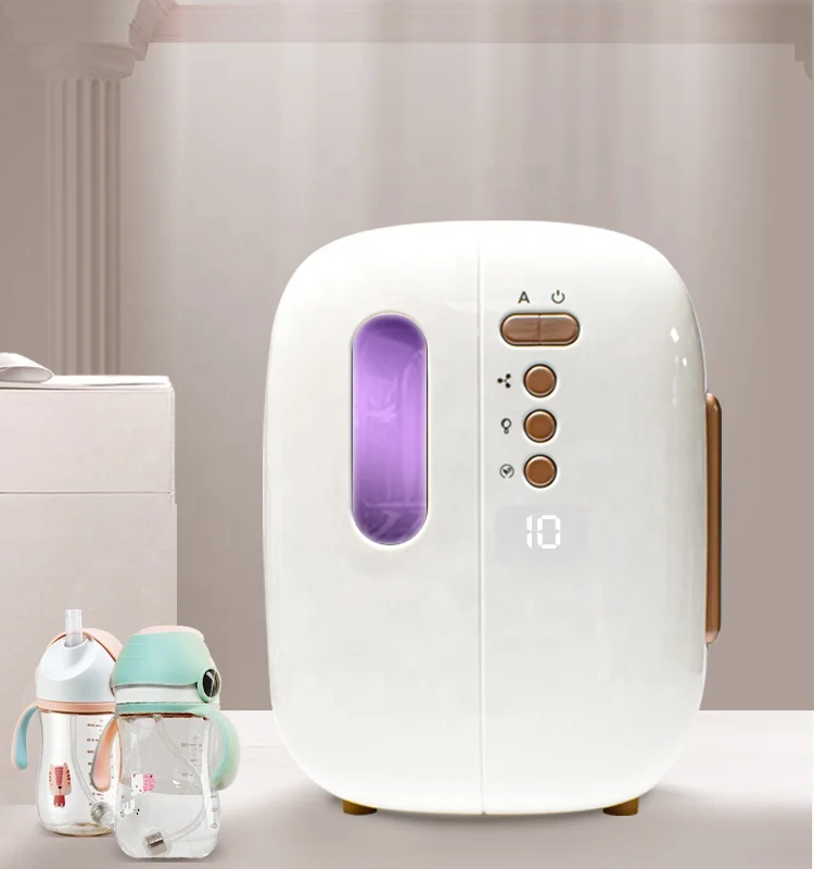 Baby Bottle Sterilizer and Dryer with BPA Free UV Lamp Night light for Storage of baby cutlery and towels machine