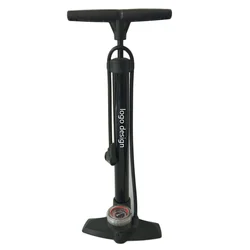 Алюминиевый велосипедный напольный насос с манометром 10 бар, велосипедный насос на заказ, оптовая продажа, велосипедный насос