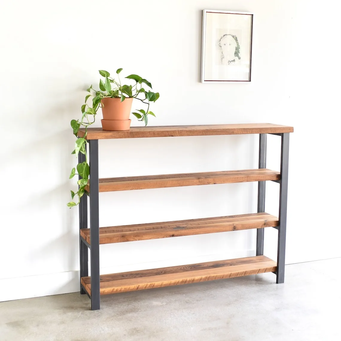 Modern Study Room Simple Design Solid Wood Book Shelf Bookcase Bookshelf Multicompartment Bookcases Storage Cabinet