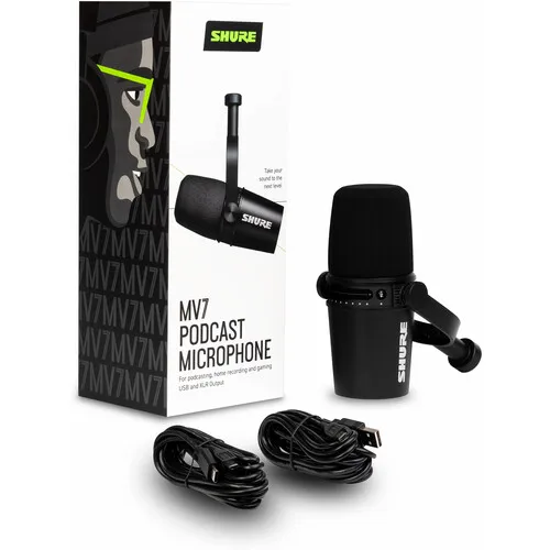 ORIGINAL MV7 Podcast Microphone (Black)