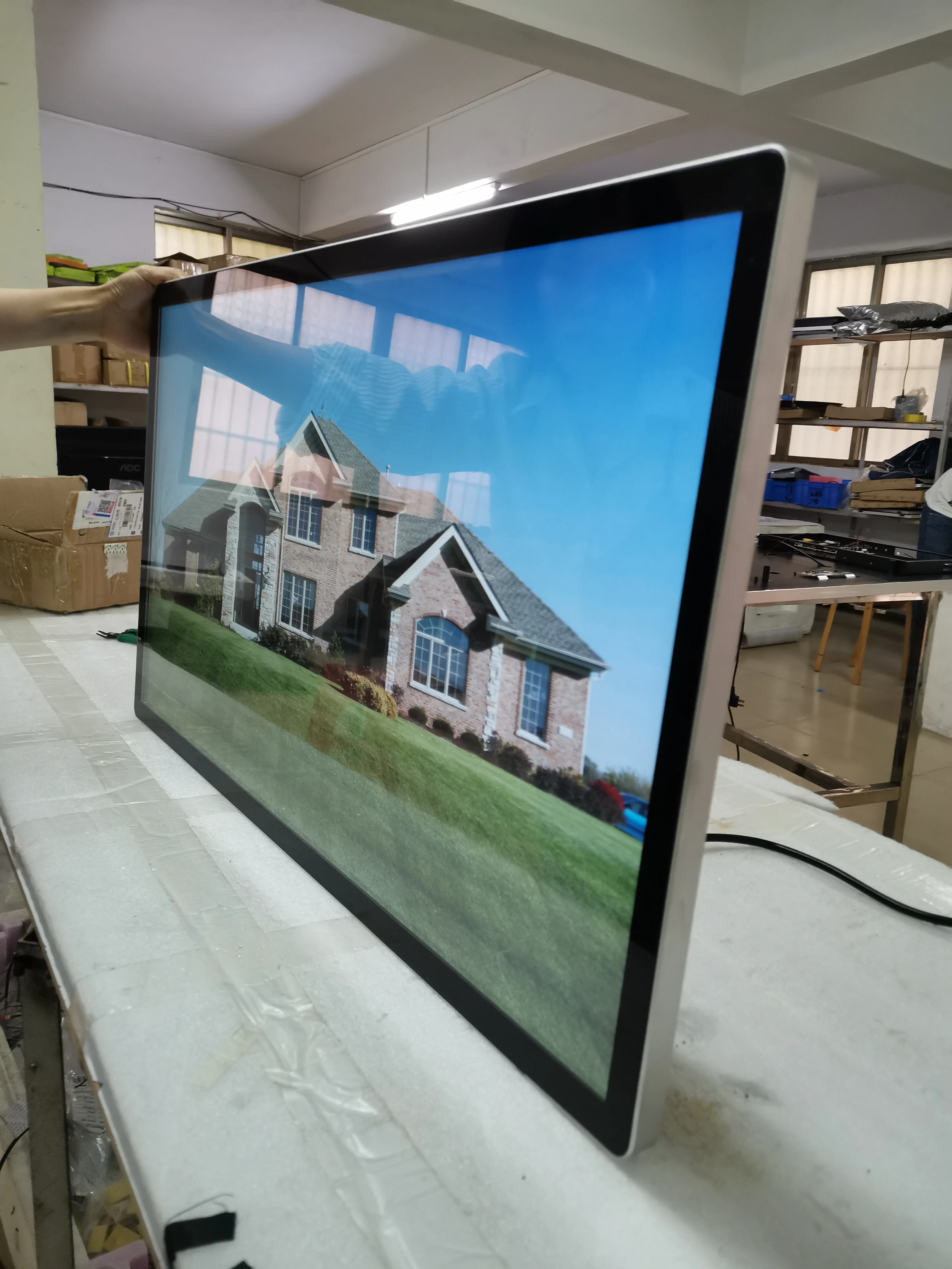 IRTECH 32 43 50 55 inch WIFI 4G Wall mount android tablet screen interactive touch monitor screen advertising lcd display