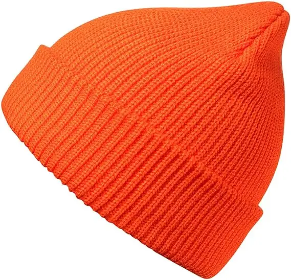 Manufactory custom 100% Acrylic Cuffed Beanie  Soft Beanies Hats Men & Women  100% Acrylic Fabric Cuffed Knitted Beanie