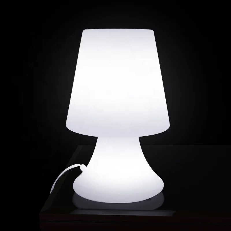 Factory wholesale cheap RGB table light restaurant rechargeable living room battery operated LED table lamp