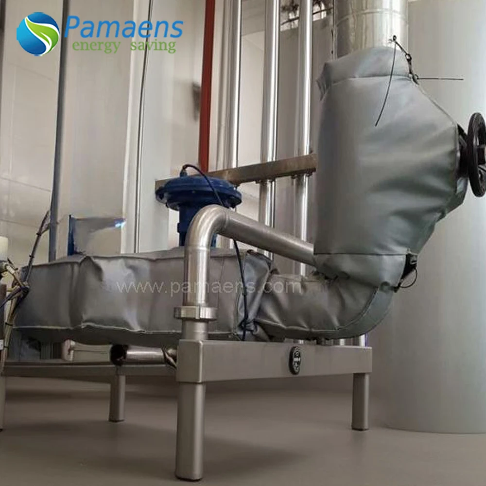 Высокотемпературная термостойкая многоразовая и съемная теплоизоляционная куртка из стекловолокна для клапана, китайский поставщик