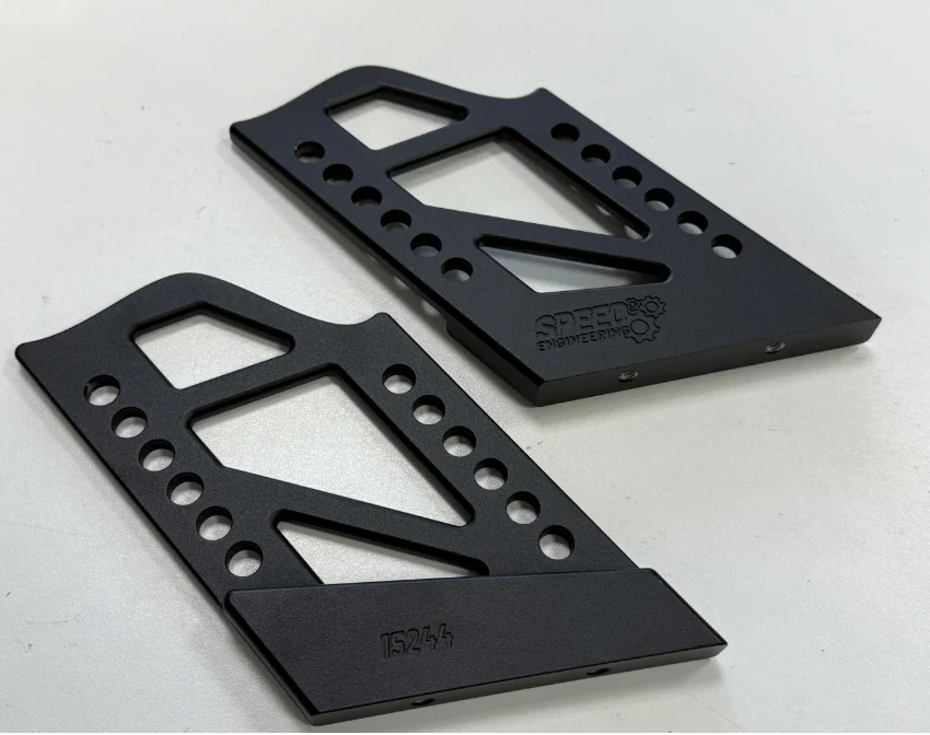 Custom Durable Aluminum alloy brackets CNC Milling Parts Aluminum Black Anodizing CNC Machining Parts auto brackets parts