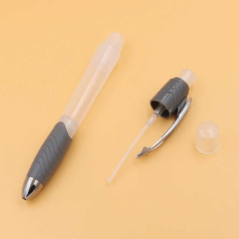 Ballpen With Sprayer  Function On The Grip-Part, Pen Shape