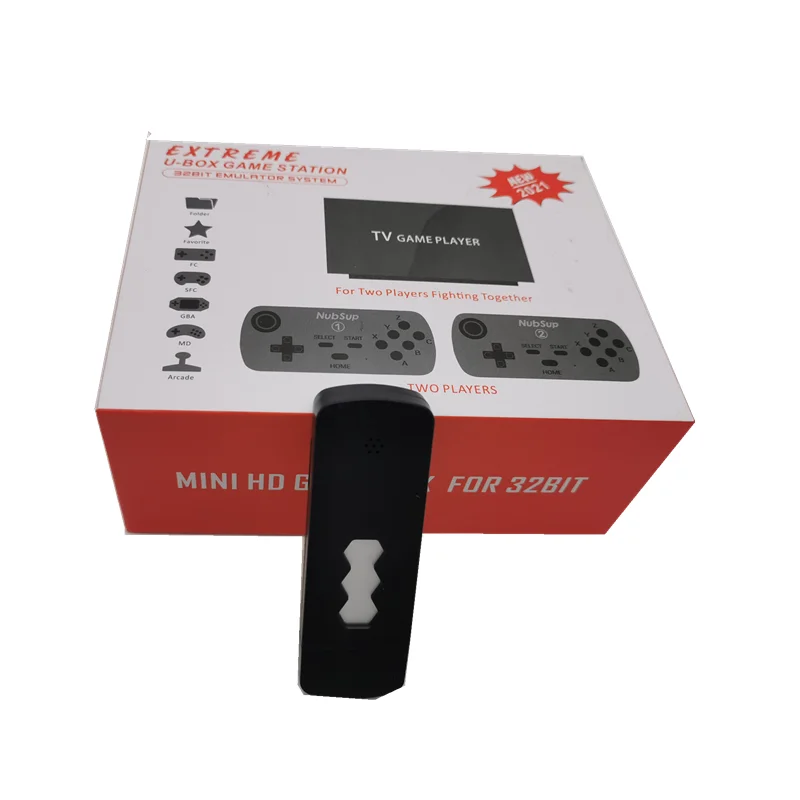 USB Беспроводная портативная ТВ Видео игровая консоль со встроенными 1700 + классическими играми 4K Ретро с поддержкой FC SFC GBA