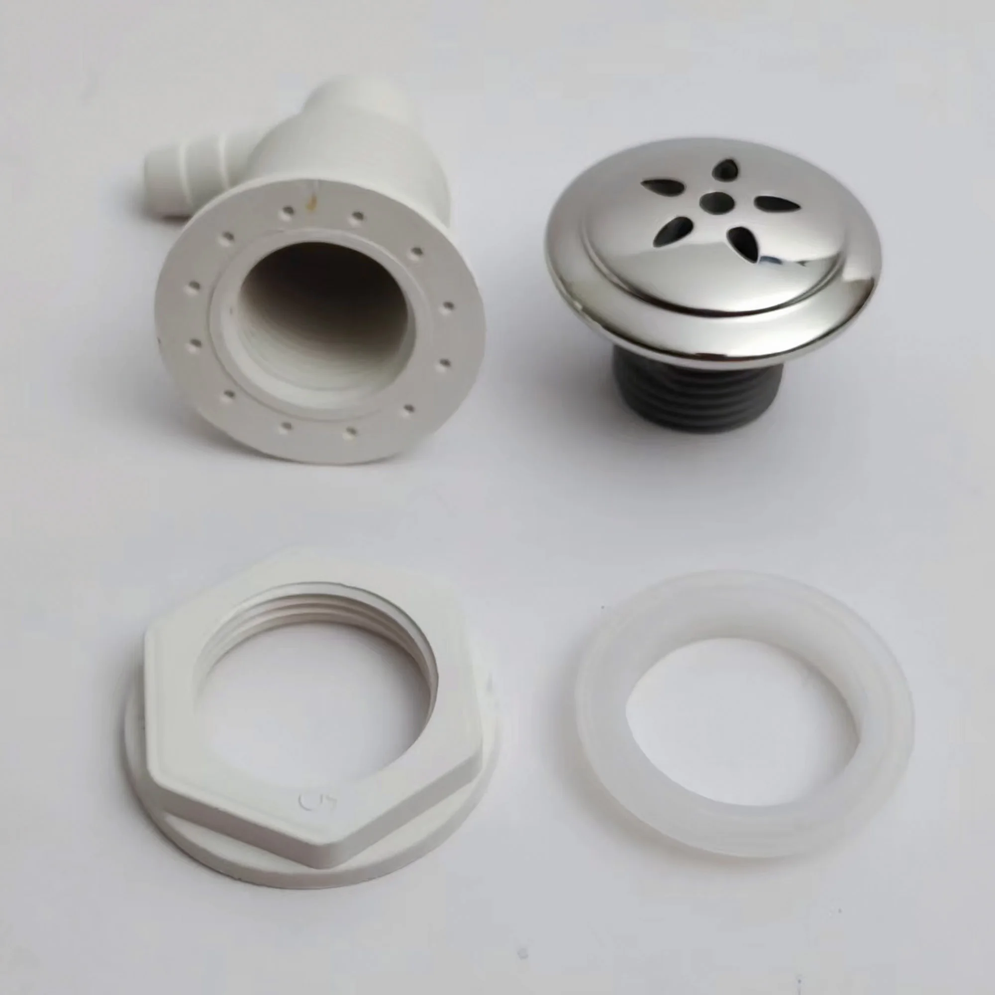 Chrome-Plated Stainless Steel Cover Whirlpool Air Jet Kits Small Air Jet Pool