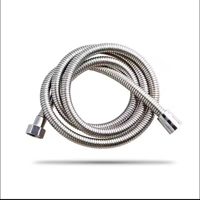 Modern Design Encrypted Stainless Steel Shower Tube Flexible PVC and Plastic Metal Hose Plating for Bathroom and Kitchen Use